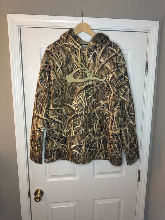 Drake Waterfowl Other - Drake Waterfowl Mossy Oak Shadow Grass Blades Camo Fleece Hoodie Size XL